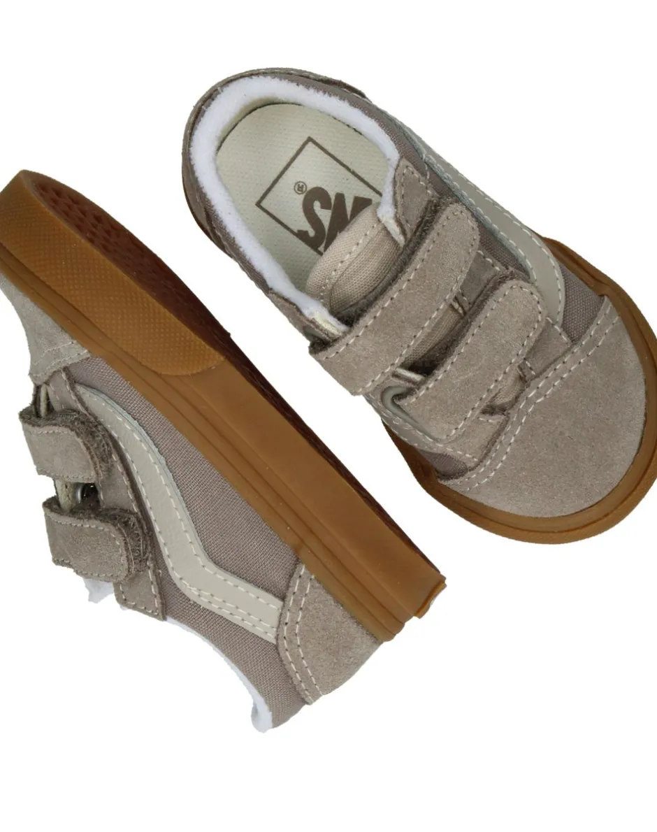 Vans Old Skool V Neutral Block Sneakers Jongens| Sneakers