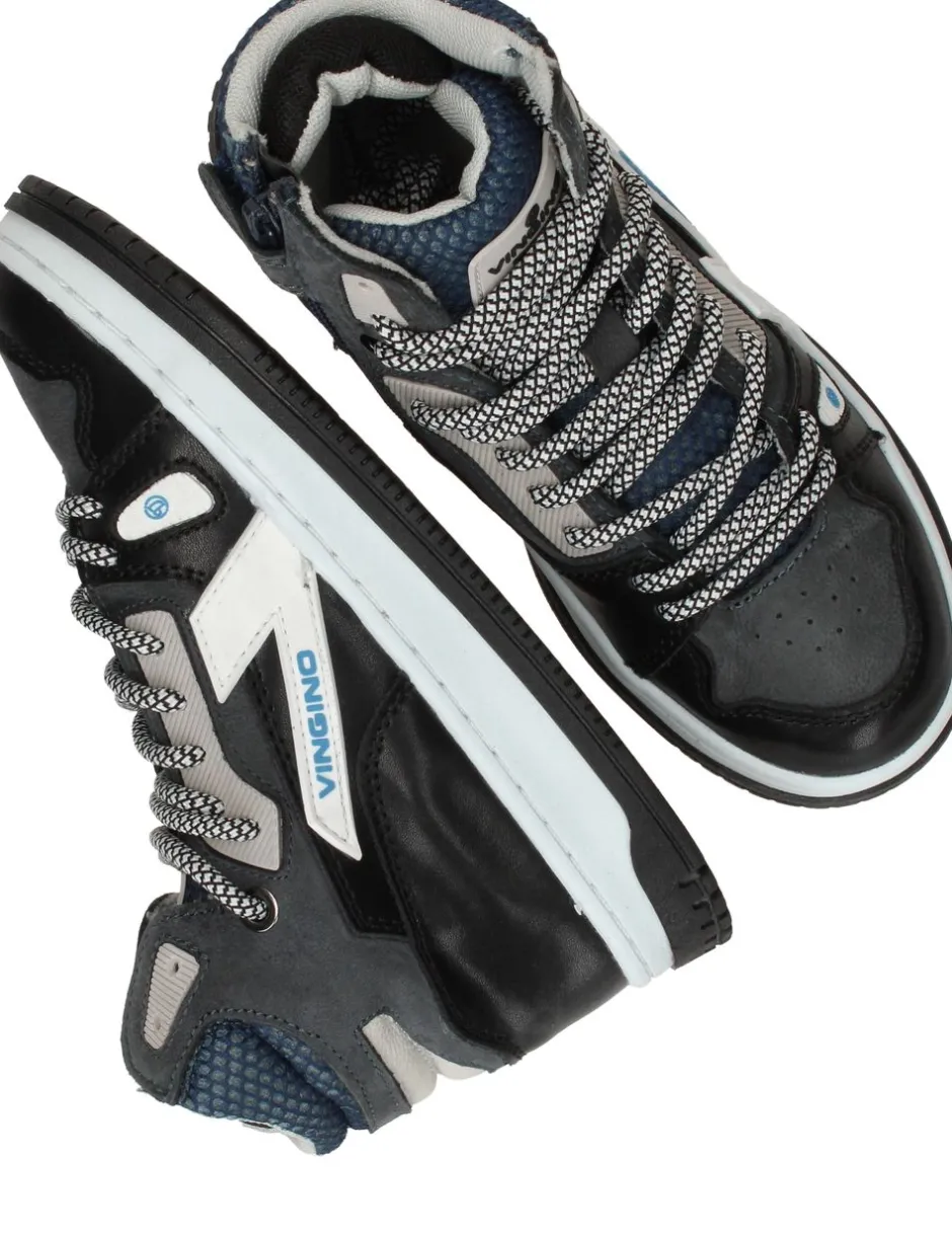 Vingino Joshua Mid Boots Zwart Jongens| Boots