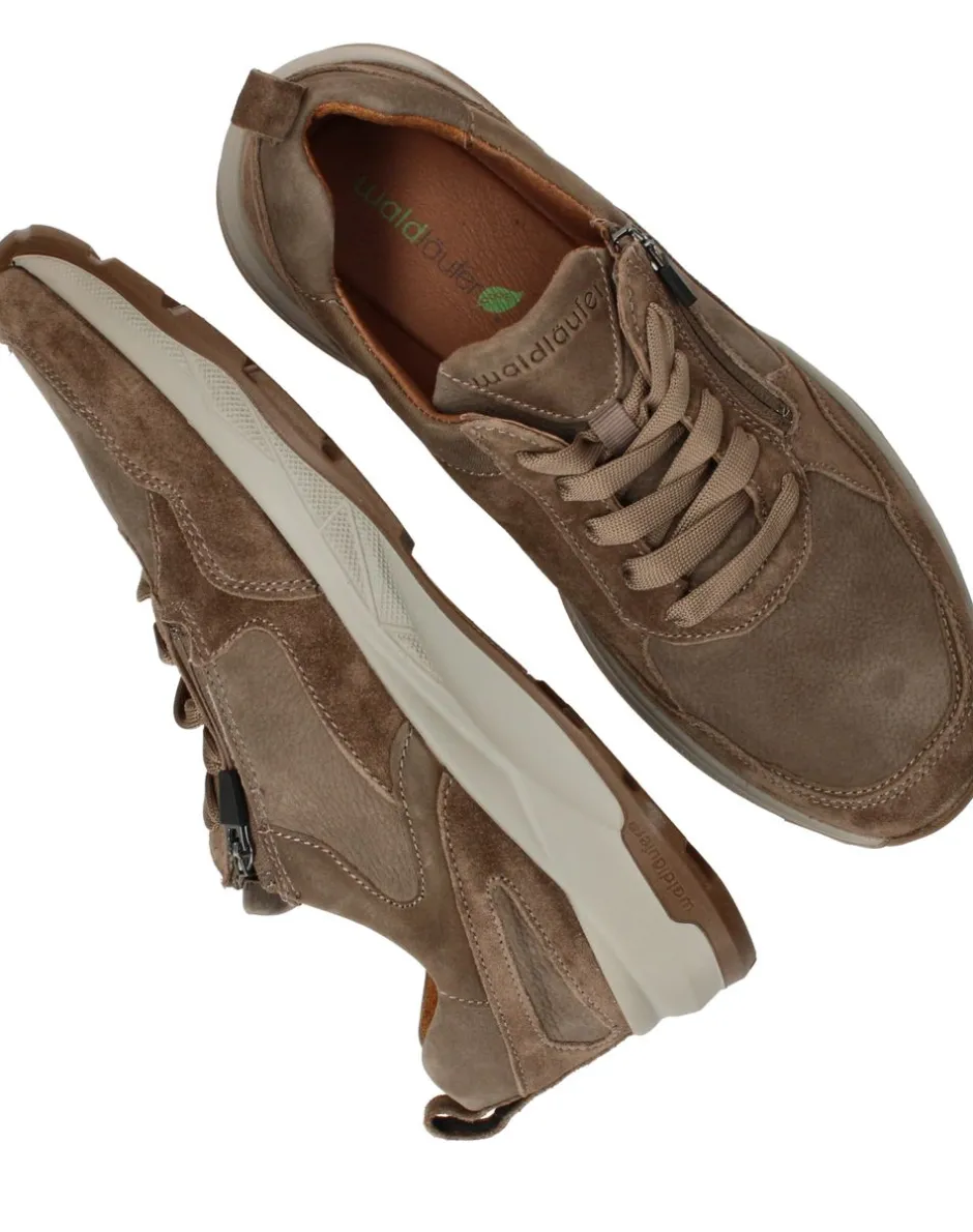 Waldlaufer Tom Sneakers Taupe Heren|Heren Comfort|Sneakers