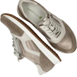 Waldlaufer Vicky Sneakers Taupe Dames|DAMES Comfort|Sneakers