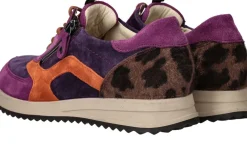 Waldlaufer Vicky Sneakers Paars Dames|DAMES Sneakers