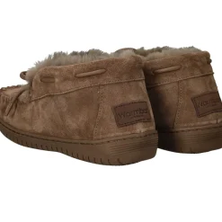 Warmbat Bunya Pantoffels Bruin Dames|DAMES Pantoffels