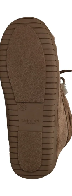 Warmbat Bunya Pantoffels Bruin Dames|DAMES Pantoffels