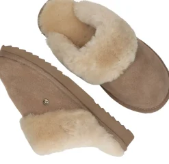 Warmbat Flurry Pantoffels Beige Dames|DAMES Pantoffels