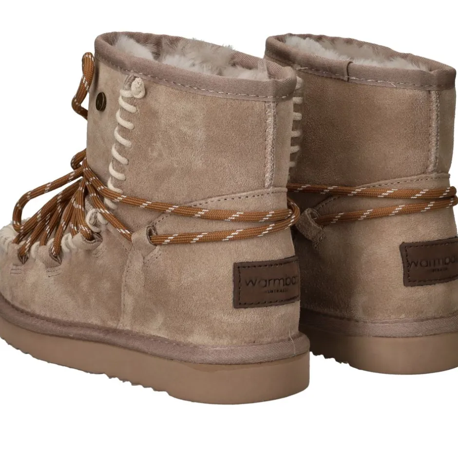 Warmbat Kalbarri Boots Taupe Dames|DAMES Boots