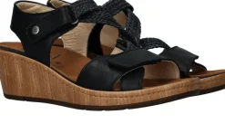Wolky La Jolla Viagretta Sleehakken Dames|DAMES Sandalen