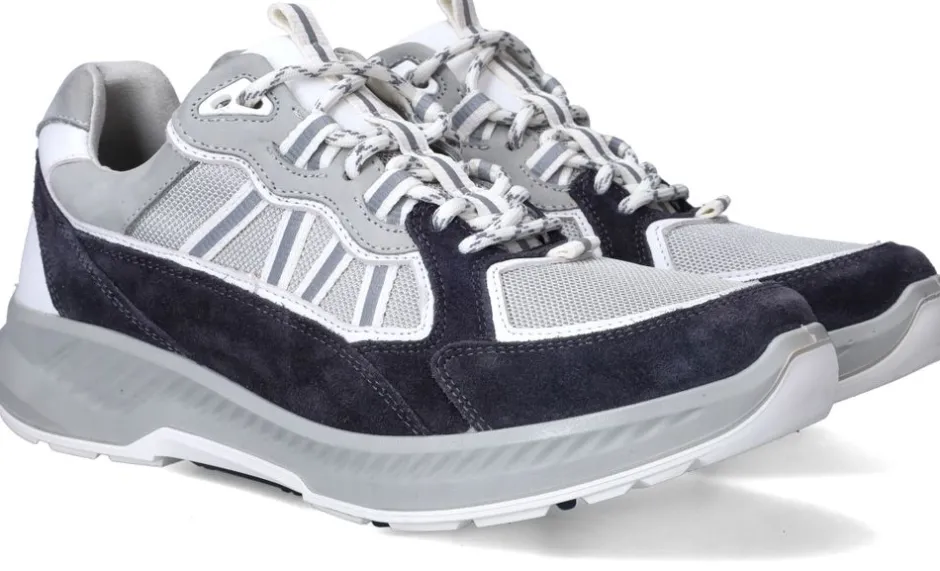 Xsensible Colorado Stretchwalker Sneakers Grijs Heren|Heren Veterschoenen|Comfort