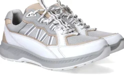 Xsensible Colorado Stretchwalker Sneakers Wit Heren|Heren Veterschoenen|Comfort