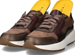 Xsensible Golden Gate Stretchwalker Sneakers Bruin Dames|DAMES Comfort|Sneakers