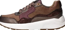 Xsensible Golden Gate Stretchwalker Sneakers Bruin Dames|DAMES Comfort|Sneakers