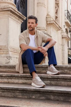Xsensible Golden Gate Stretchwalker Sneakers Heren|Heren Veterschoenen|Comfort