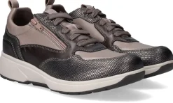 Xsensible Grenoble Stretchwalker Sneakers Bruin Dames|DAMES Comfort|Sneakers