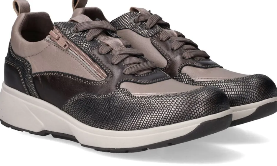 Xsensible Grenoble Stretchwalker Sneakers Bruin Dames|DAMES Comfort|Sneakers