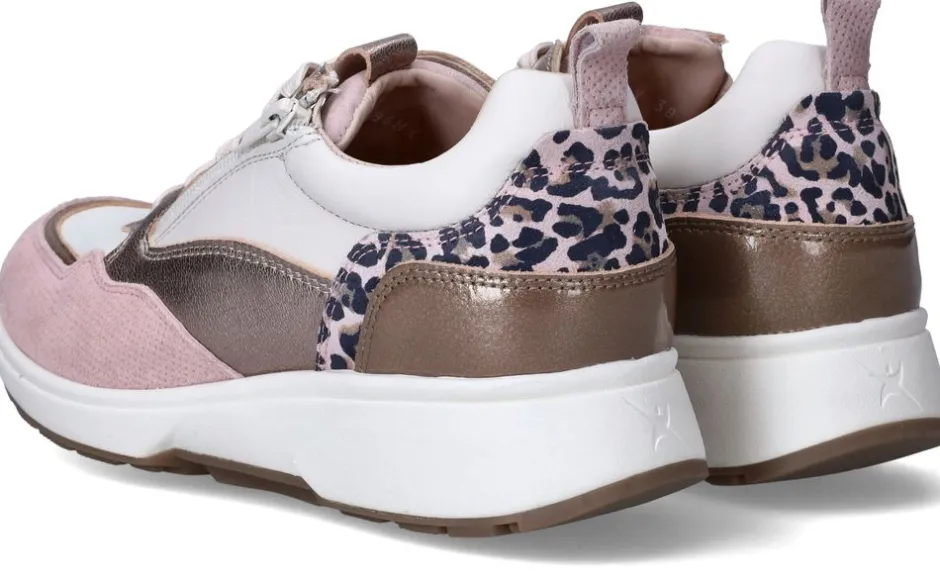 Xsensible Grenoble Stretchwalker Sneakers Dames|DAMES Veterschoenen|Comfort