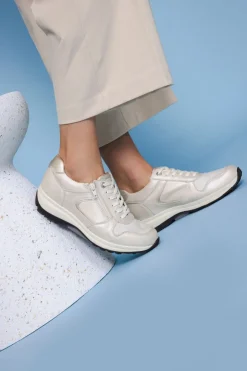 Xsensible Jersey Stretchwalker Sneakers Dames|DAMES Veterschoenen|Comfort