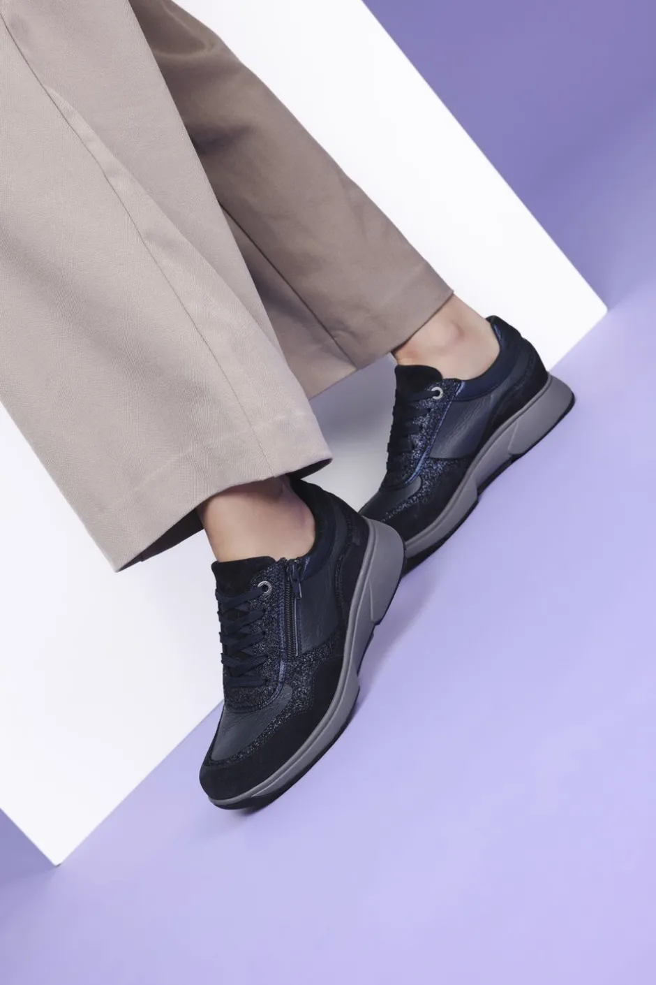 Xsensible Lima Stretchwalker Sneakers Dames|DAMES Comfort|Sneakers