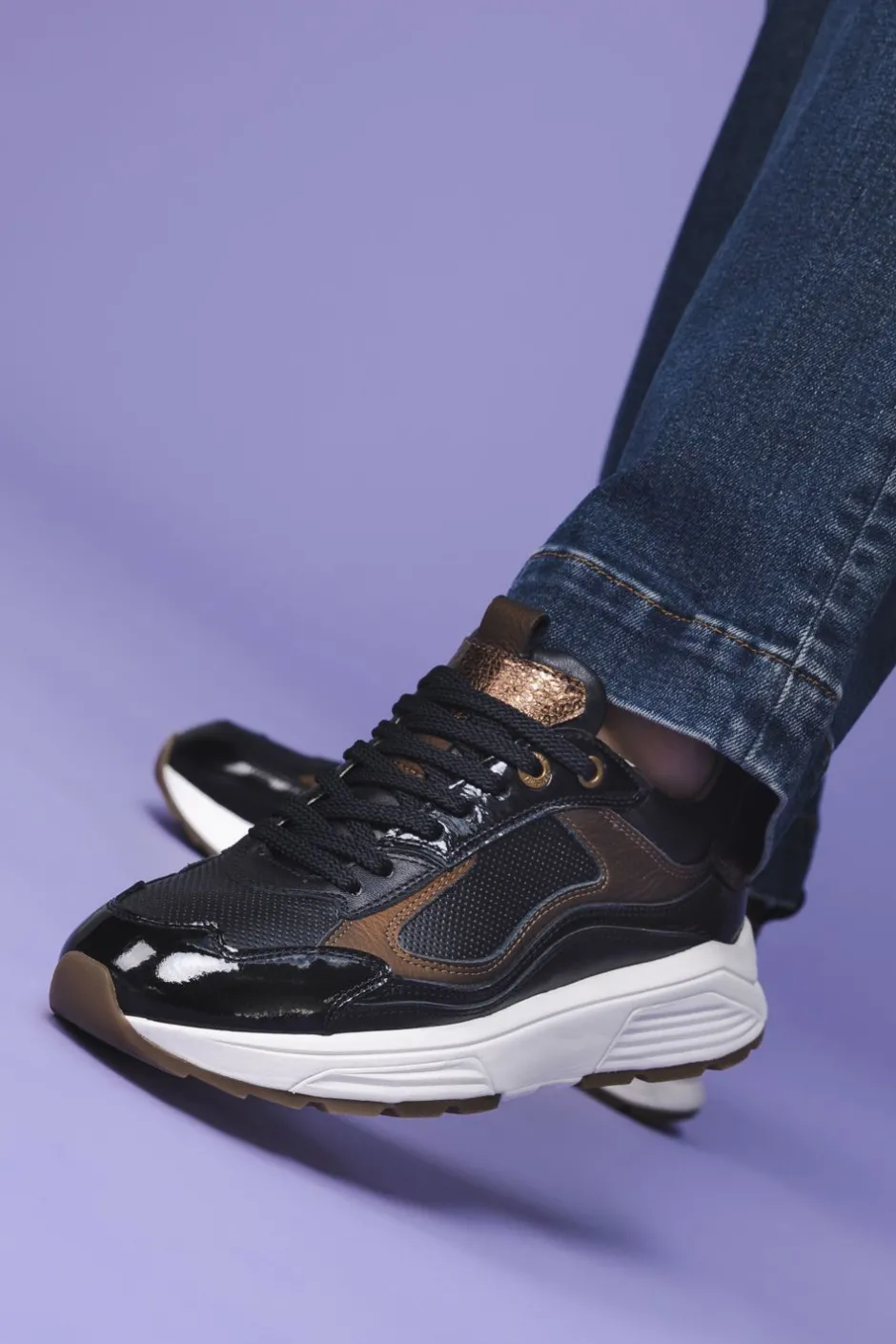 Xsensible Milau Stretchwalker Sneakers Dames|DAMES Comfort|Sneakers