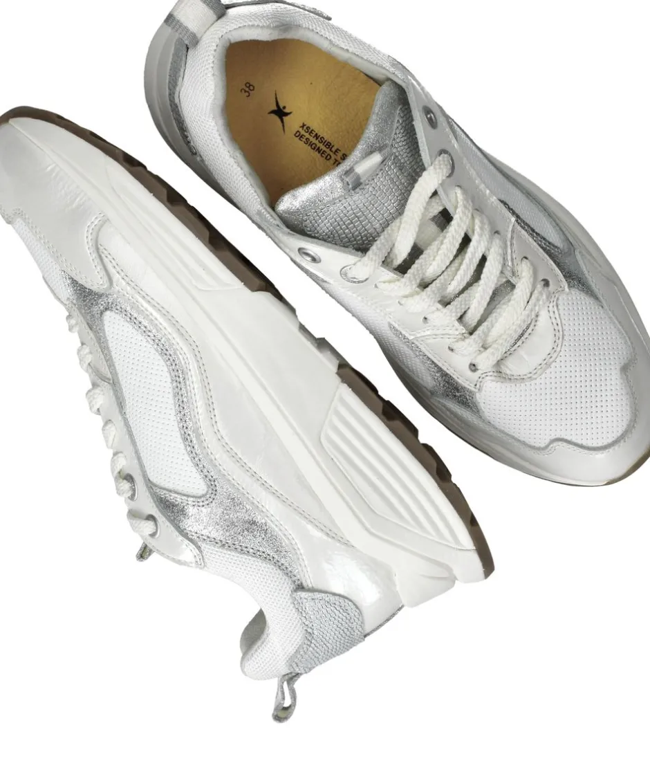 Xsensible Milau Stretchwalker Sneakers Dames|DAMES Veterschoenen|Comfort