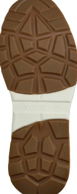 Xsensible Milau Stretchwalker Sneakers Goud Dames|DAMES Veterschoenen|Comfort