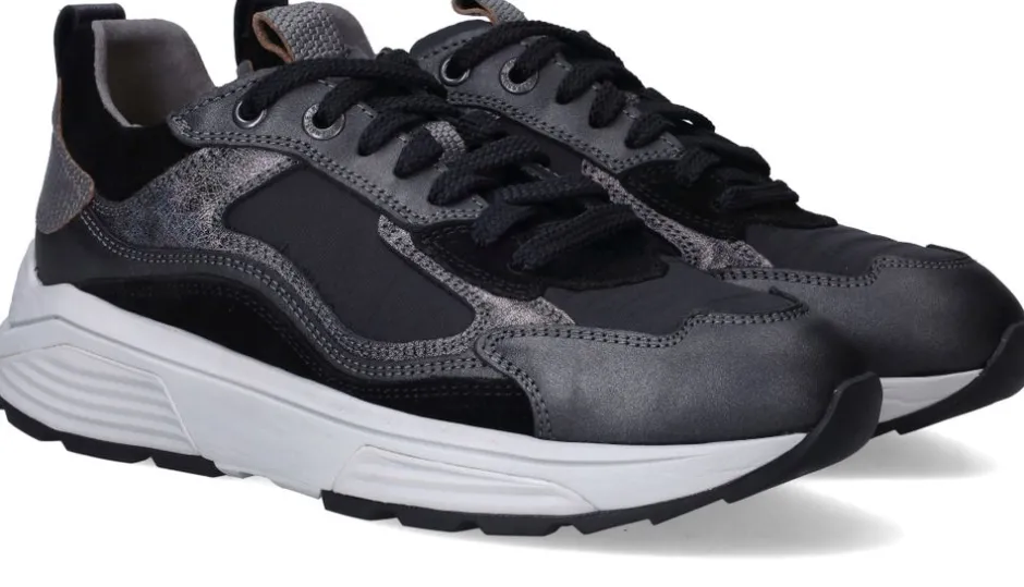 Xsensible Milau Stretchwalker Sneakers Zwart Dames|DAMES Sneakers