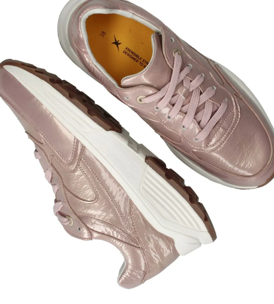 Xsensible Ponte Vecchio Stretchwalker Sneakers Dames|DAMES Veterschoenen|Comfort