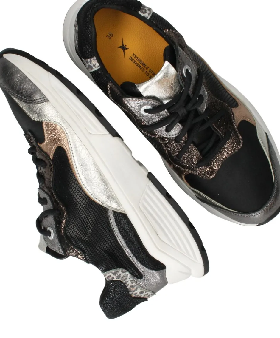 Xsensible Rainbow Stretchwalker Sneakers Dames|DAMES Comfort|Sneakers