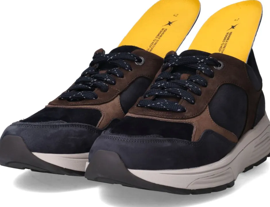Xsensible Rialto Stretchwalker Sneakers Blauw Heren|Heren Comfort|Sneakers