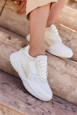 Xsensible SWX21 Stretchwalker Sneakers Dames|DAMES Veterschoenen|Comfort