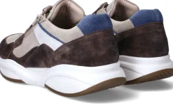 Xsensible SWX14 Stretchwalker Sneakers Bruin Heren|Heren Veterschoenen|Comfort