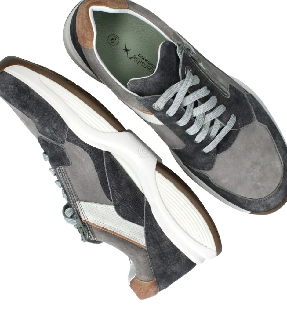 Xsensible SWX14 Stretchwalker Sneakers Heren|Heren Veterschoenen|Comfort