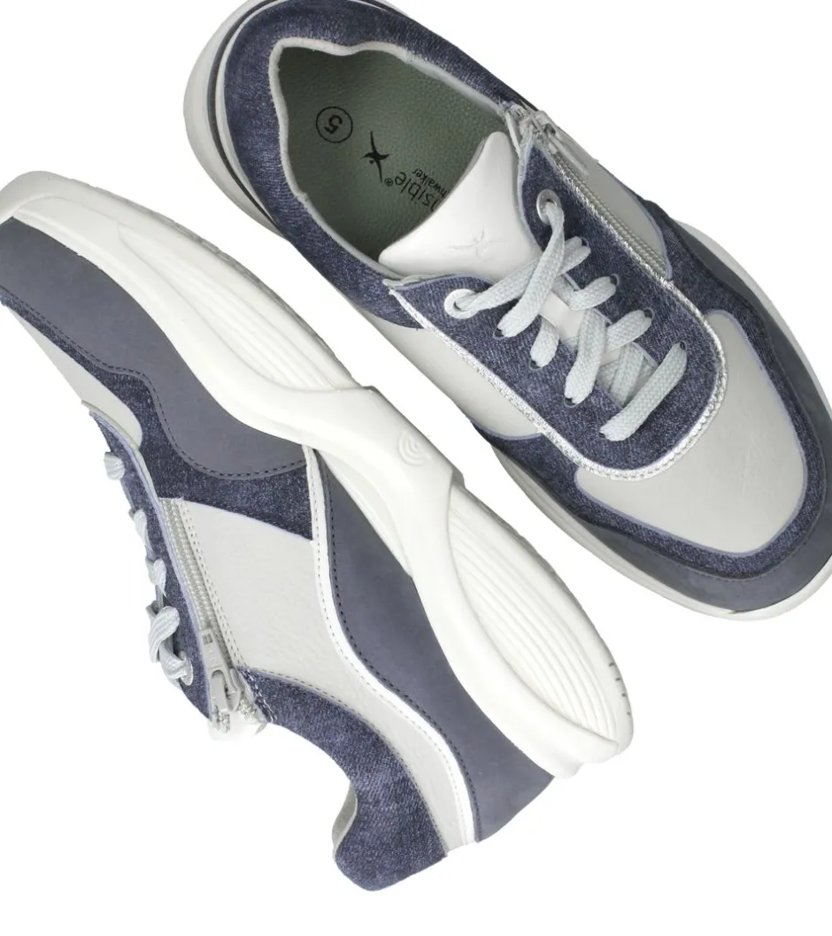 Xsensible SWX11 Stretchwalker Sneakers Dames|DAMES Veterschoenen|Comfort
